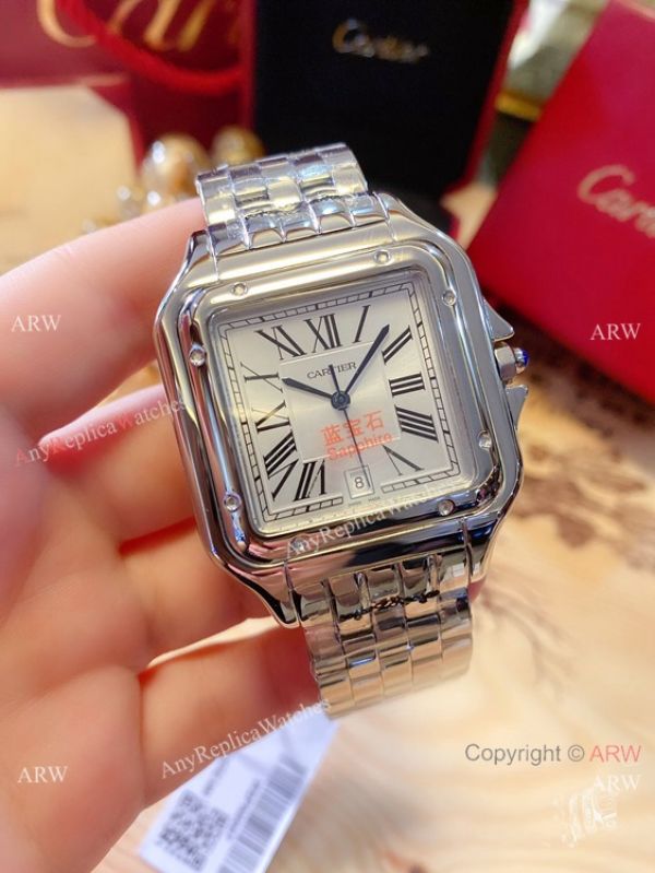 New! Replica Cartier Panthere 38mm Men Watch Yellow Gold New! Replica Cartier Panthere 38mm Men Watch Yellow Gold
