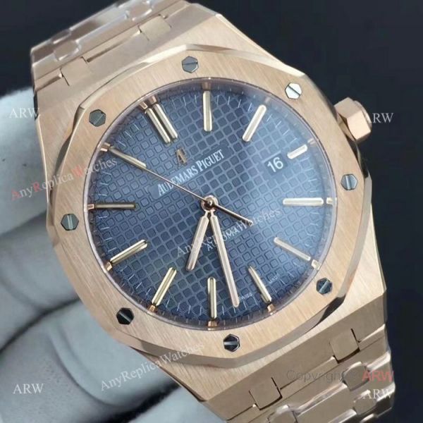 BF Factory Swiss Made Audemars Piguet Replica Watch 15400 Rose Gold Blue Dial BF Factory Swiss Made Audemars Piguet Replica Watch 15400 Rose Gold Blue Dial