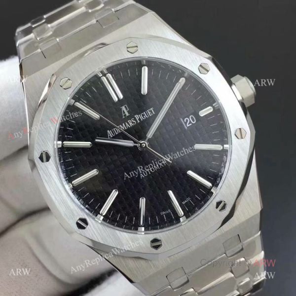 BF Swiss Replica Audemars Piguet Royal Oak 15400 Black Dial Automatic Watch BF Swiss Replica Audemars Piguet Royal Oak 15400 Black Dial Automatic Watch