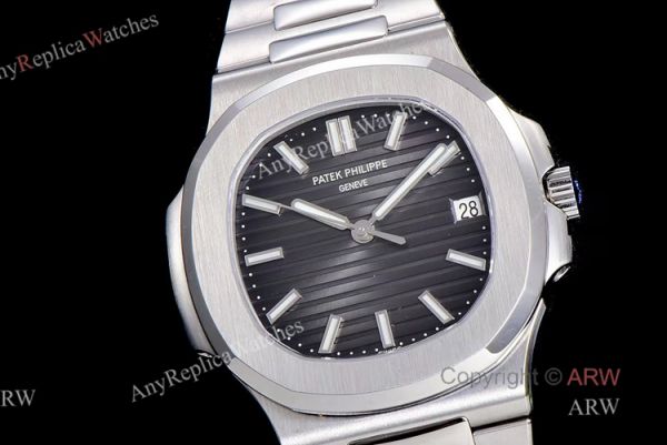 (GR) V2 Version Swiss Replica Patek Philippe Nautilus 5711 Stainless Steel Grey Dial Mens Watch (GR) V2 Version Swiss Replica Patek Philippe Nautilus 5711 Stainless Steel Grey Dial Mens Watch