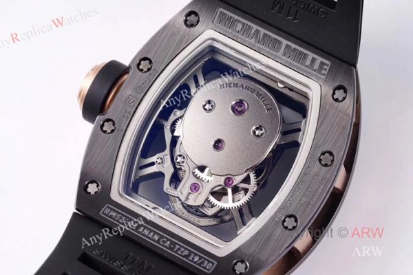 Best Replica All Black Richard Mille RM 052-01 Skull Watches With Black Ceramic Bezel Best Replica All Black Richard Mille RM 052-01 Skull Watches With Black Ceramic Bezel