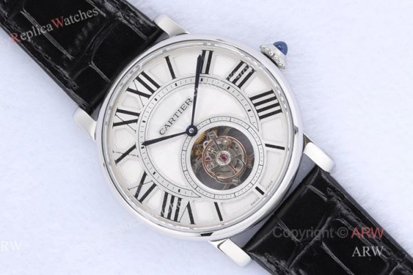 Best Version New Rotonde De Tourbillon Cartier Watch Copy For Men 40mm Best Version New Rotonde De Tourbillon Cartier Watch Copy For Men 40mm