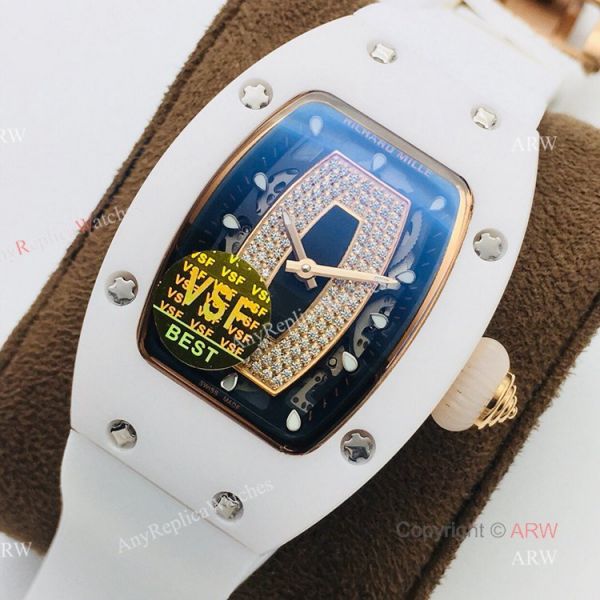 Hot Sale Replica Richard Mille RM 07-01 White Ceramic Case Automatic Watch For Women Hot Sale Replica Richard Mille RM 07-01 White Ceramic Case Automatic Watch For Women