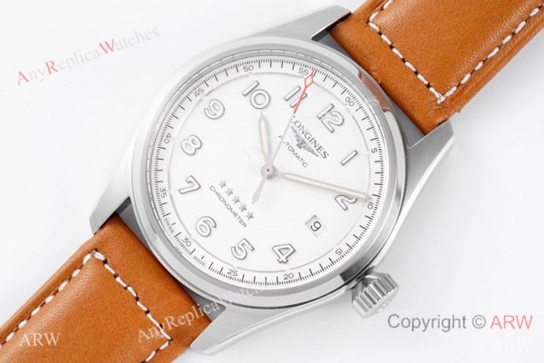 Swiss Grade Replica Longines Spirit White Dial Watch Vintage Style Swiss Grade Replica Longines Spirit White Dial Watch Vintage Style