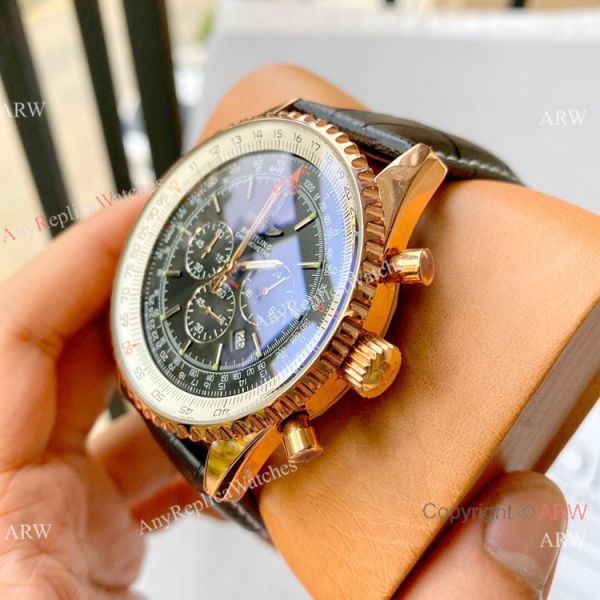 Copy Breitling Navitimer 01 Chronograph Watch Rose Gold Case Copy Breitling Navitimer 01 Chronograph Watch Rose Gold Case