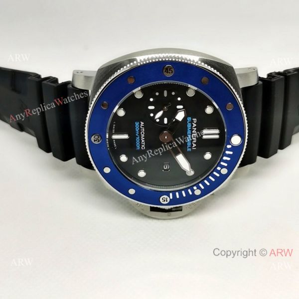 NEW! Panerai Luminor Submersible Pam01209 Watch Blue Bezel NEW! Panerai Luminor Submersible Pam01209 Watch Blue Bezel