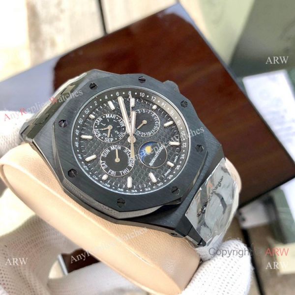 All Black Audemars Piguet Royal Oak Perpetual Calendar Watches All Black Audemars Piguet Royal Oak Perpetual Calendar Watches