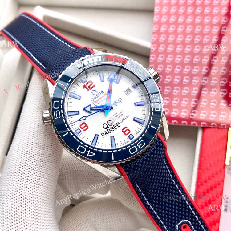 NEW! Omega Seamaster Planet Ocean 600M Americas Cup Edition Rubber Strap Watch NEW! Omega Seamaster Planet Ocean 600M Americas Cup Edition Rubber Strap Watch
