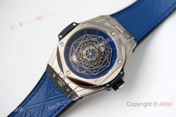 NEW! Swiss Grade Hublot Big Bang Sang Bleu Titanium Blue Watch HUB1213 NEW! Swiss Grade Hublot Big Bang Sang Bleu Titanium Blue Watch HUB1213