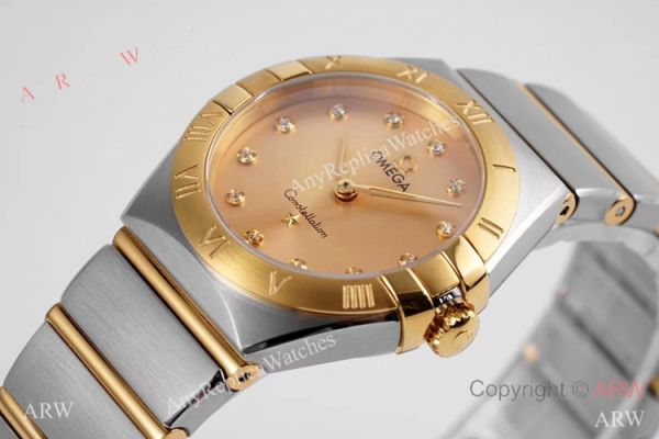 NEW! Swiss Copy Omega Constellation 2-Tone Watch 28mm Quartz NEW! Swiss Copy Omega Constellation 2-Tone Watch 28mm Quartz