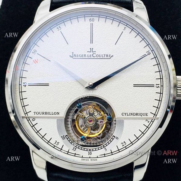 AAA Replica Jaeger-Lecoultre Master Ultra Thin Tourbillon White Dial Watch Grade 1A AAA Replica Jaeger-Lecoultre Master Ultra Thin Tourbillon White Dial Watch Grade 1A