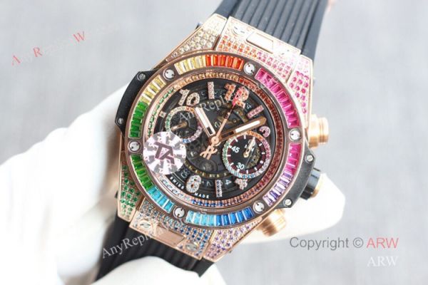 Best Hublot Watches For Men Swiss Replica Hublot Big Bang Unico Rainbow King Gold Best Hublot Watches For Men Swiss Replica Hublot Big Bang Unico Rainbow King Gold