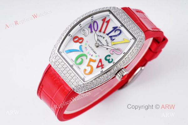 High Quality Replica Franck Muller Vanguard Color Dreams Women Watch With Diamonds High Quality Replica Franck Muller Vanguard Color Dreams Women Watch With Diamonds