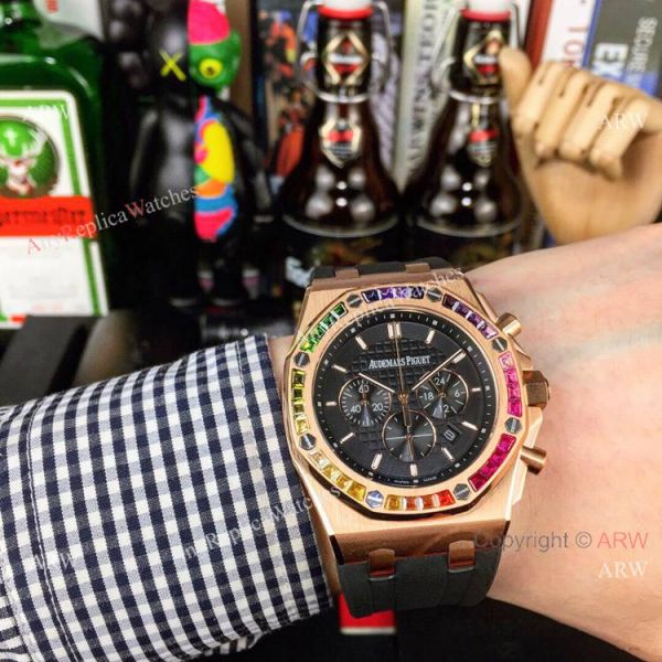 Best Copy Audemars Piguet Royal Oak Offshore 42mm Watches Rose Gold Dial Best Copy Audemars Piguet Royal Oak Offshore 42mm Watches Rose Gold Dial
