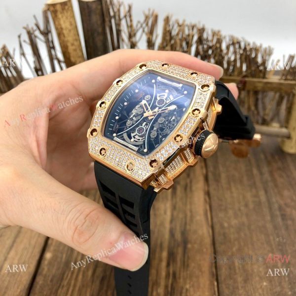 New Copy Richard Mille RM53-01 Pablo Macdonough Watch Rose Gold Diamond New Copy Richard Mille RM53-01 Pablo Macdonough Watch Rose Gold Diamond