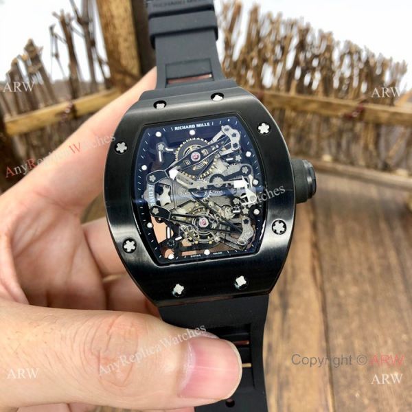 Best Replica Richard Mille RM038 Men Watches Black Steel Best Replica Richard Mille RM038 Men Watches Black Steel