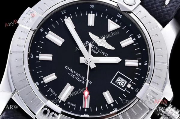 (GF) New Breitling Avenger Black Dial 43mm Automatic Watch Replica Asia 2824 (GF) New Breitling Avenger Black Dial 43mm Automatic Watch Replica Asia 2824