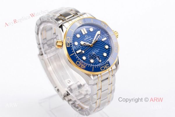 VS Factory Omega Seamaster Diver 300m Blue Dial Gold And Silver Watch Best Replica VS Factory Omega Seamaster Diver 300m Blue Dial Gold And Silver Watch Best Replica
