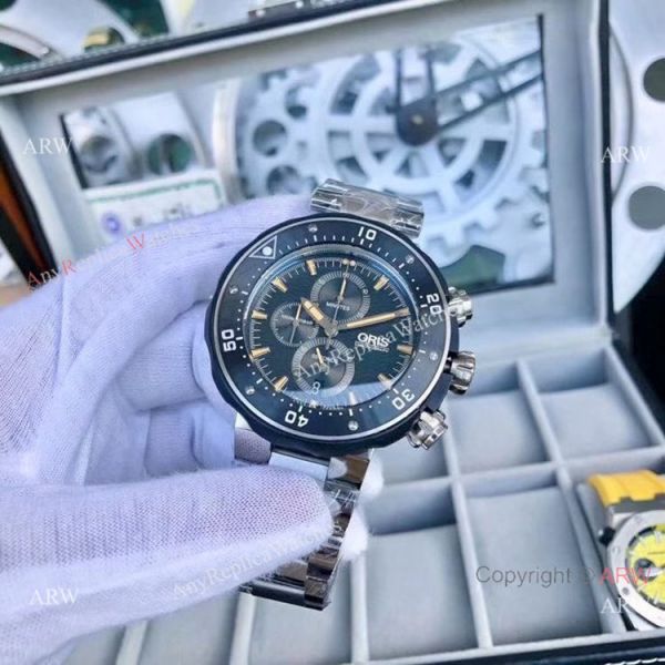 Oris ProDiver Stianless Steel Chrono Watches 46mm Oris ProDiver Stianless Steel Chrono Watches 46mm