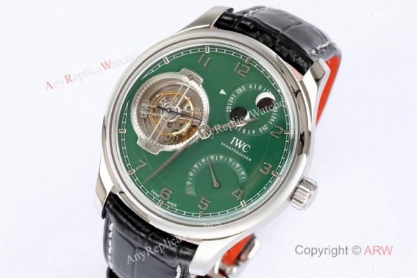 New! Swiss Grade Copy IWC Portugieser Constant Force Tourbillon Watch Green Dial New! Swiss Grade Copy IWC Portugieser Constant Force Tourbillon Watch Green Dial