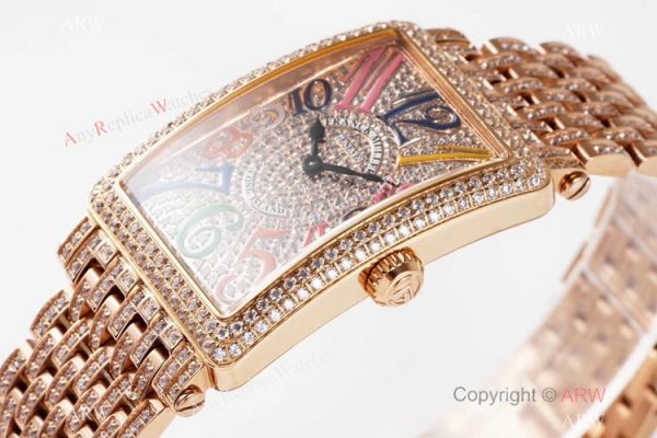 New! Swiss Copy Franck Muller Long Island Rose Gold Ice Watch Dream Markers New! Swiss Copy Franck Muller Long Island Rose Gold Ice Watch Dream Markers