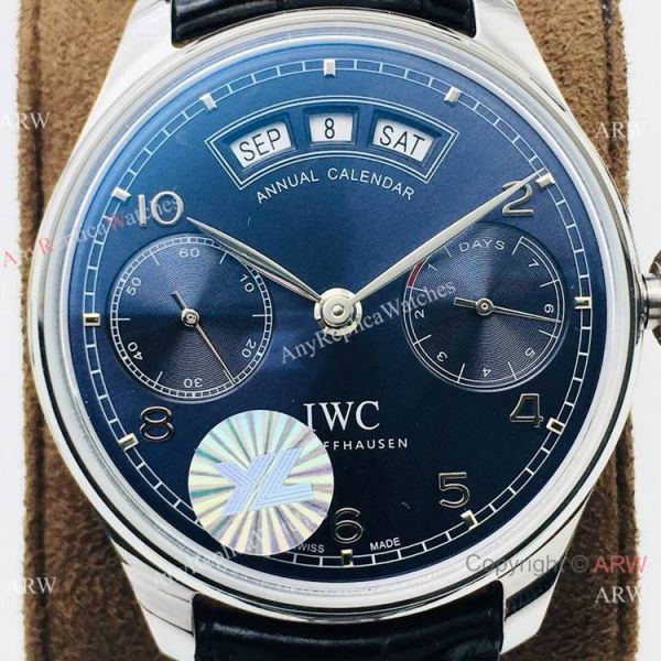 Swiss Grade 1 Copy IWC Portuguese Annual Calendar YLF v2 Version Watch Blue Face Swiss Grade 1 Copy IWC Portuguese Annual Calendar YLF v2 Version Watch Blue Face