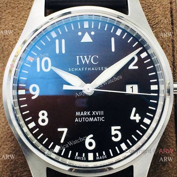 Swiss Replica IWC Pilots Mark XVIII ETA2892 Watch Chocolate Dial Swiss Replica IWC Pilots Mark XVIII ETA2892 Watch Chocolate Dial