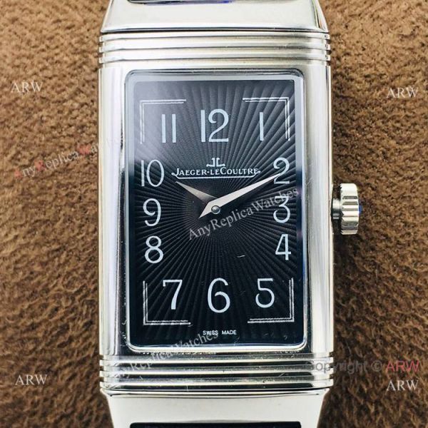 Swiss 1A Replica Jaeger-LeCoultre Reverso One Watch Black Dial Lady Size Swiss 1A Replica Jaeger-LeCoultre Reverso One Watch Black Dial Lady Size