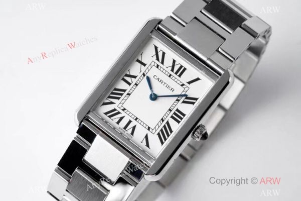 New! Swiss Cartier Tank Solo AF Factory Stainless Steel Watch Mid-size New! Swiss Cartier Tank Solo AF Factory Stainless Steel Watch Mid-size