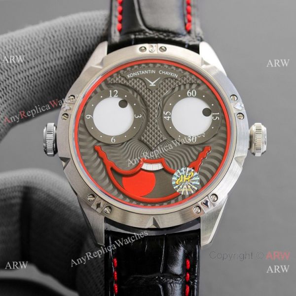 Swiss Copy Konstantin Chaykin Joker Dracula Watches Leather Strap 42mm Swiss Copy Konstantin Chaykin Joker Dracula Watches Leather Strap 42mm