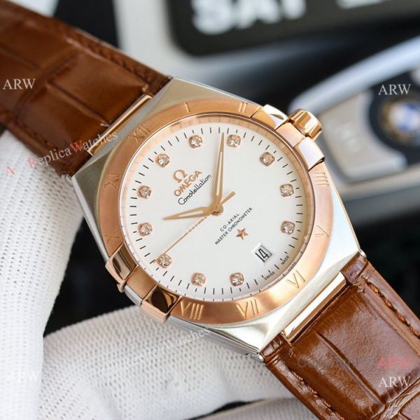 New! Swiss Copy Omega Constellation Gents Watches Rose Gold 39mm New! Swiss Copy Omega Constellation Gents Watches Rose Gold 39mm