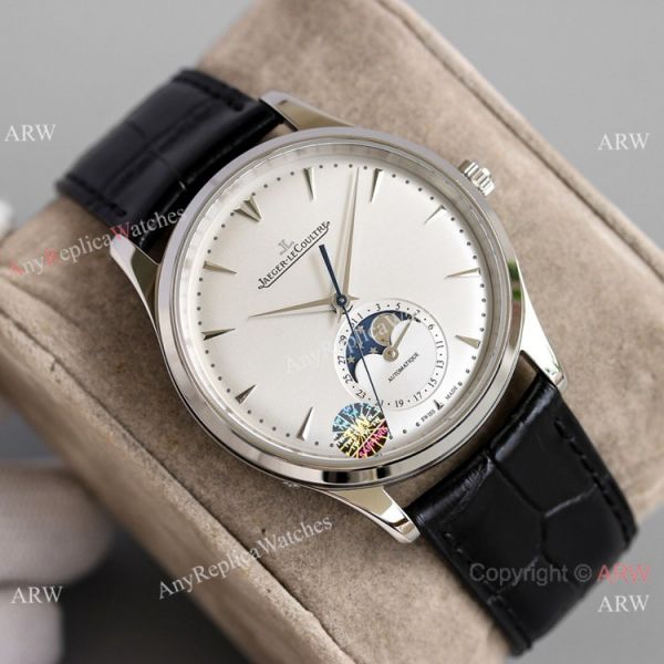 Grade 1A Jaeger-LeCoultre Master Ultra Thin Moonphase Watch Rhodium Dial Grade 1A Jaeger-LeCoultre Master Ultra Thin Moonphase Watch Rhodium Dial