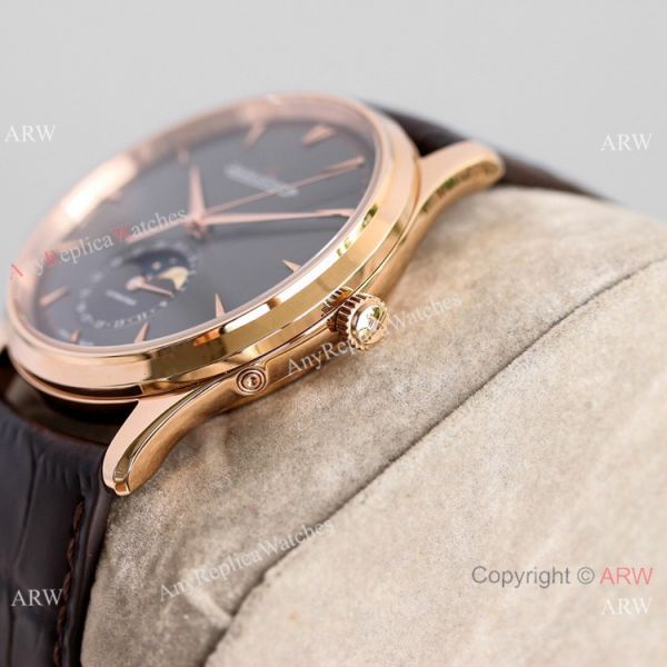 Grade 1A Jaeger-LeCoultre Master Ultra Thin Moonphase Watch Rose Gold Case Grade 1A Jaeger-LeCoultre Master Ultra Thin Moonphase Watch Rose Gold Case