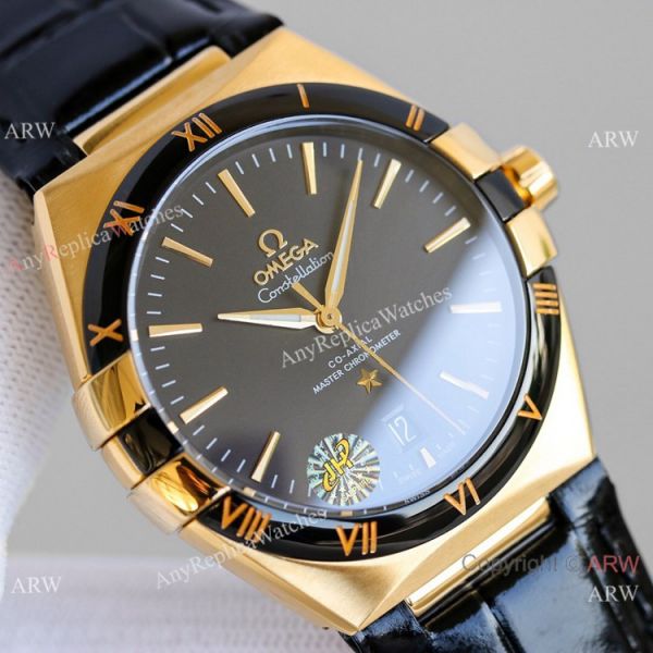 AAA Grade Swiss Clone Omega Constellation Gents Watch Yellow Gold 39MM AAA Grade Swiss Clone Omega Constellation Gents Watch Yellow Gold 39MM