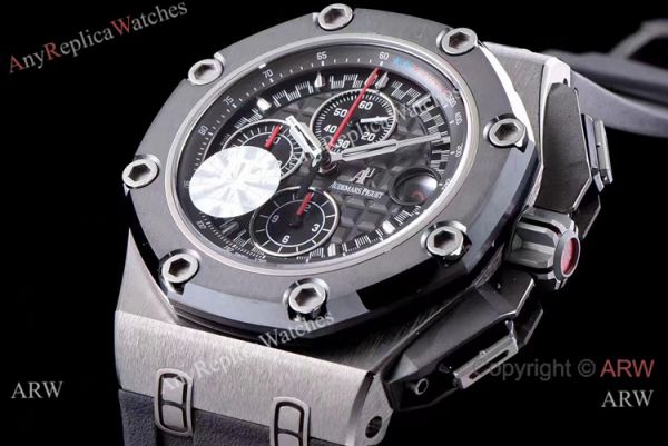 (JF) Swiss Replica Audemars Piguet Royal Oak offshore Schumacher SS Grey Index Dial (JF) Swiss Replica Audemars Piguet Royal Oak offshore Schumacher SS Grey Index Dial