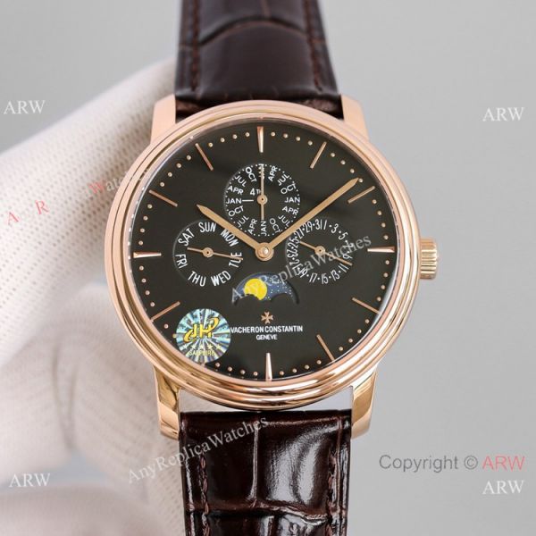 AAA Swiss Replica Vacheron Constantin Patrimony perpetual calendar Watches Rose Gold AAA Swiss Replica Vacheron Constantin Patrimony perpetual calendar Watches Rose Gold