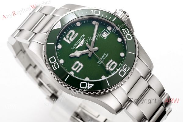 Swiss Grade 1A Longines Hydroconquest Green Ceramic Watch 41mm Swiss Grade 1A Longines Hydroconquest Green Ceramic Watch 41mm