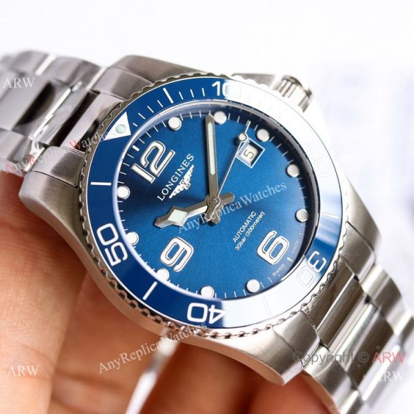 AAA Replica Longines Hydroconquest Watch Stainless Steel Blue Ceramic 41mm AAA Replica Longines Hydroconquest Watch Stainless Steel Blue Ceramic 41mm