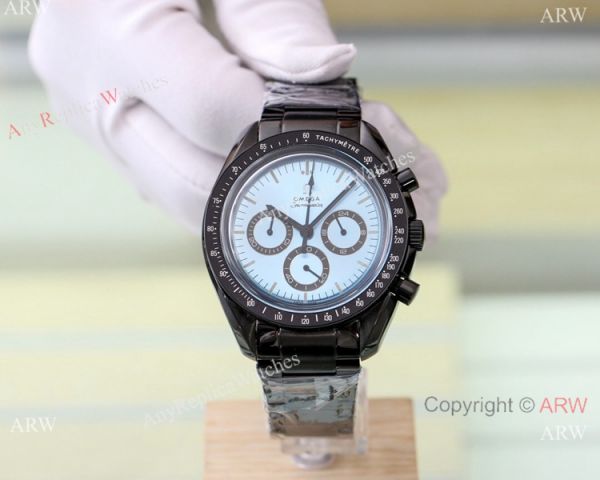 New Style Omega Speedmaster Chronograph Black Steel Watches New Style Omega Speedmaster Chronograph Black Steel Watches