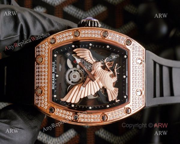 Unique Model Richard Mille RM 57-05 Eagle Dial With Rose Gold Diamonds Watch Replica Unique Model Richard Mille RM 57-05 Eagle Dial With Rose Gold Diamonds Watch Replica