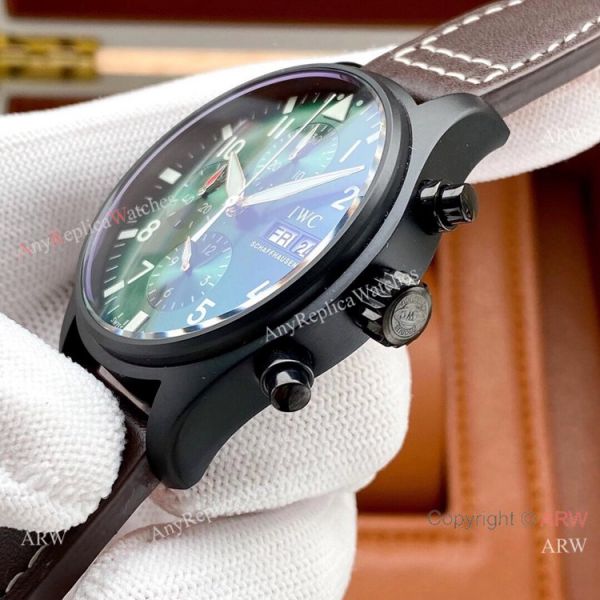 New Replica IWC Big Pilots Chronogaph Watch SS Green Dial New Replica IWC Big Pilots Chronogaph Watch SS Green Dial