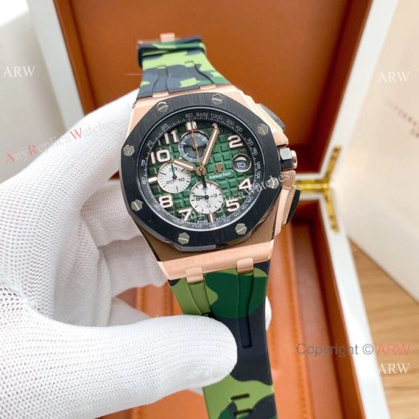 2020 Copy Audemars Piguet Offshore Watches Rose Gold and Black 2020 Copy Audemars Piguet Offshore Watches Rose Gold and Black