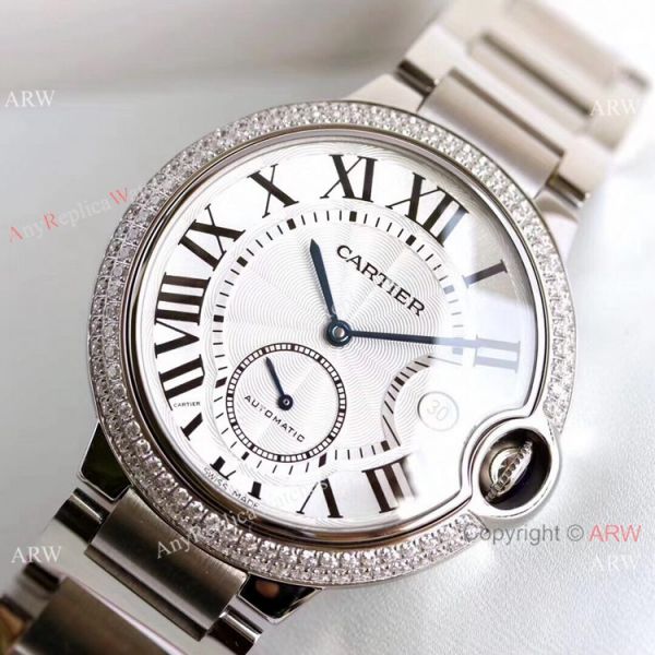 Swiss Replica Cartier Ballon Bleu 42mm XL Watch Stainless Steel Swiss Replica Cartier Ballon Bleu 42mm XL Watch Stainless Steel