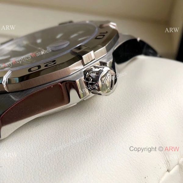 Super Clone Tag Heuer Aquaracer Calibre 5 Watch SS Black Dial Swiss Automatic Super Clone Tag Heuer Aquaracer Calibre 5 Watch SS Black Dial Swiss Automatic