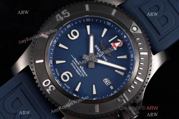 2020 New! Swiss Replica Breitling Superocean Automatic 46mm Watch Black Steel Blue Dial 2020 New! Swiss Replica Breitling Superocean Automatic 46mm Watch Black Steel Blue Dial