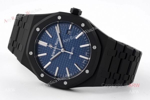 (ZF) New Audemars Piguet Royal Oak 15400 Blue Dial Black Venom Swiss Replica DLC Watches (ZF) New Audemars Piguet Royal Oak 15400 Blue Dial Black Venom Swiss Replica DLC Watches
