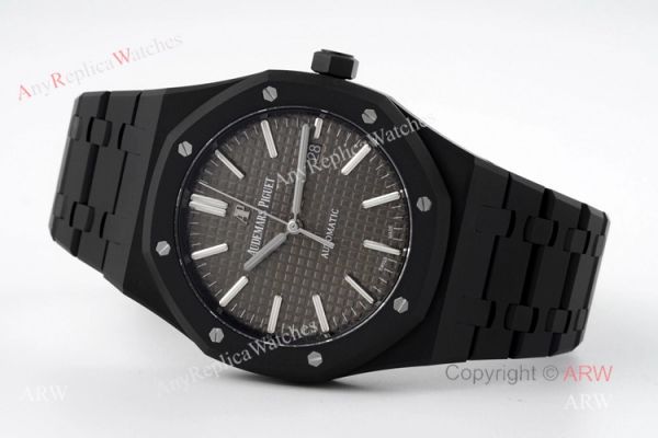 New Audemars Piguet Watches Royal Oak 15400 Grey Dial Black Venom DLC Swiss Replica Watches New Audemars Piguet Watches Royal Oak 15400 Grey Dial Black Venom DLC Swiss Replica Watches