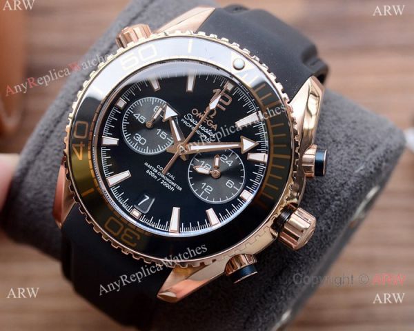 Best Replica Omega Planet Ocean 600m Watches Black Chronograph Best Replica Omega Planet Ocean 600m Watches Black Chronograph