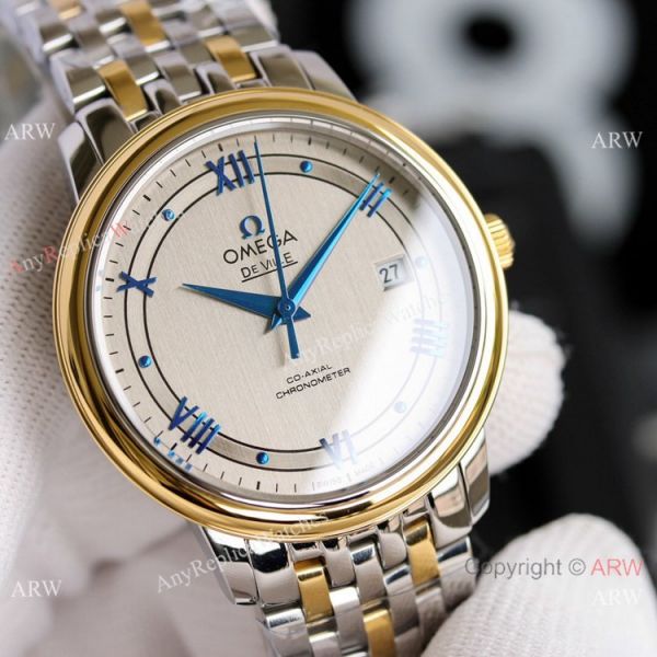 New Copy Omega De Ville Prestige Two Tone Gold Watches New Copy Omega De Ville Prestige Two Tone Gold Watches