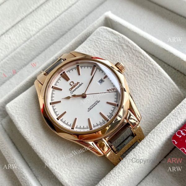 Low Price Omega Seamaster Rose Gold Watch Men Size Low Price Omega Seamaster Rose Gold Watch Men Size